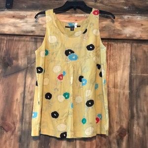 Tank top with colorful print